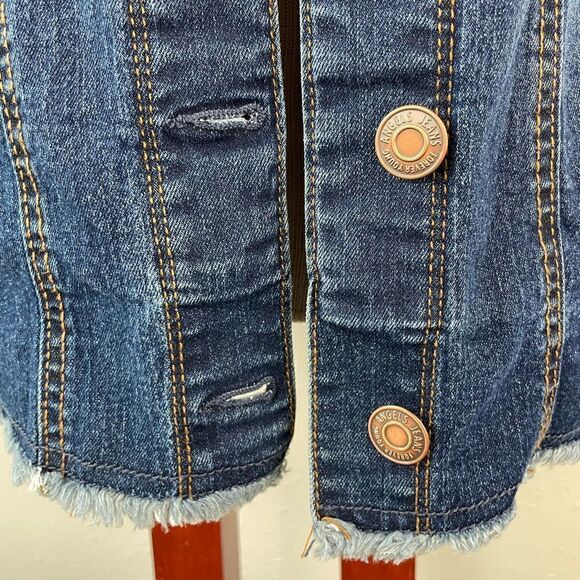 Angels Forever Young Denim Jacket Size L EUC - Picture 5 of 8
